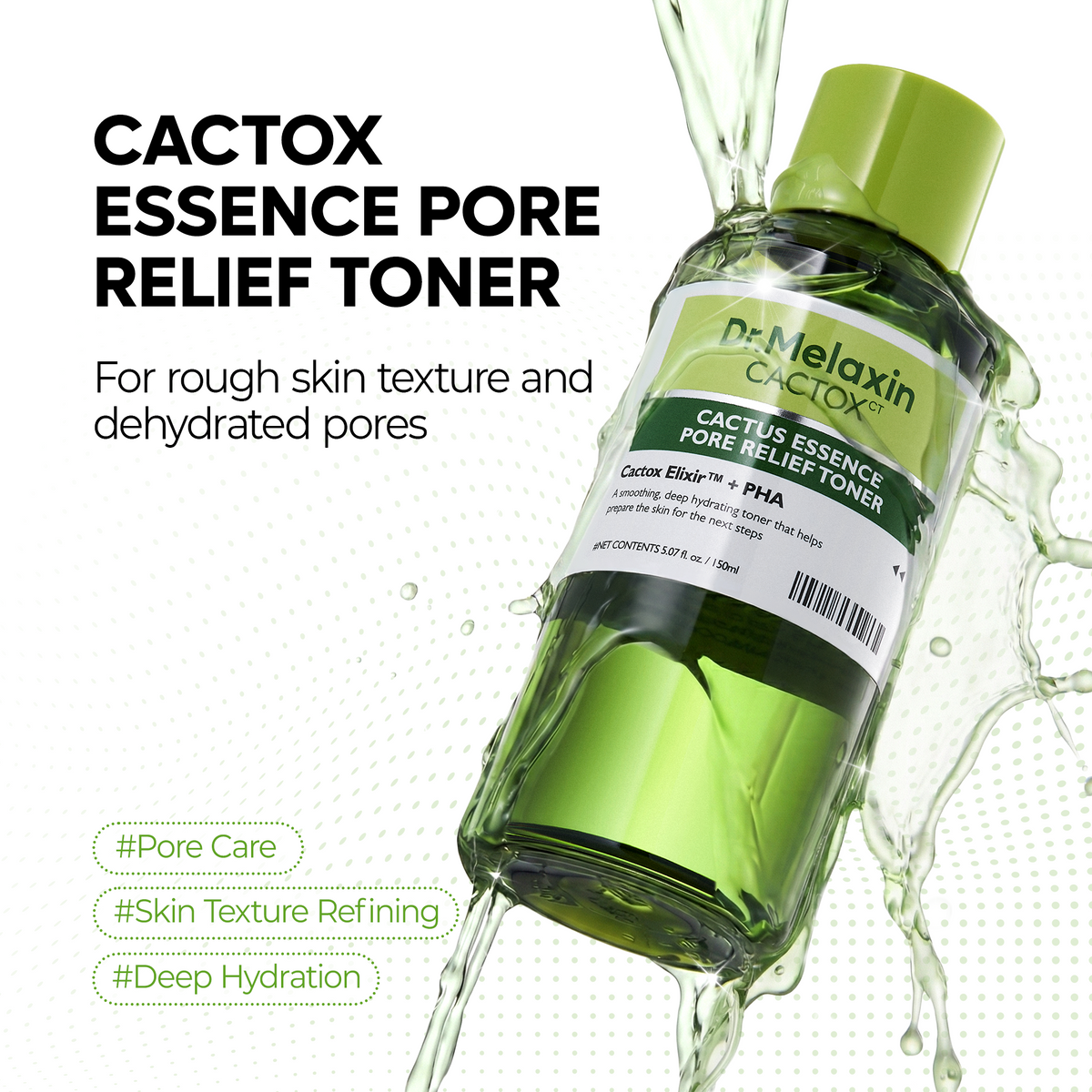 [CLEARANCE SALE] CACTOX Essence Pore Relief Toner